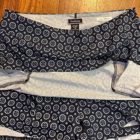 Golftini Performance Side Pleat Skort 18" | Full Circle Size 10 - Picture 4 of 5